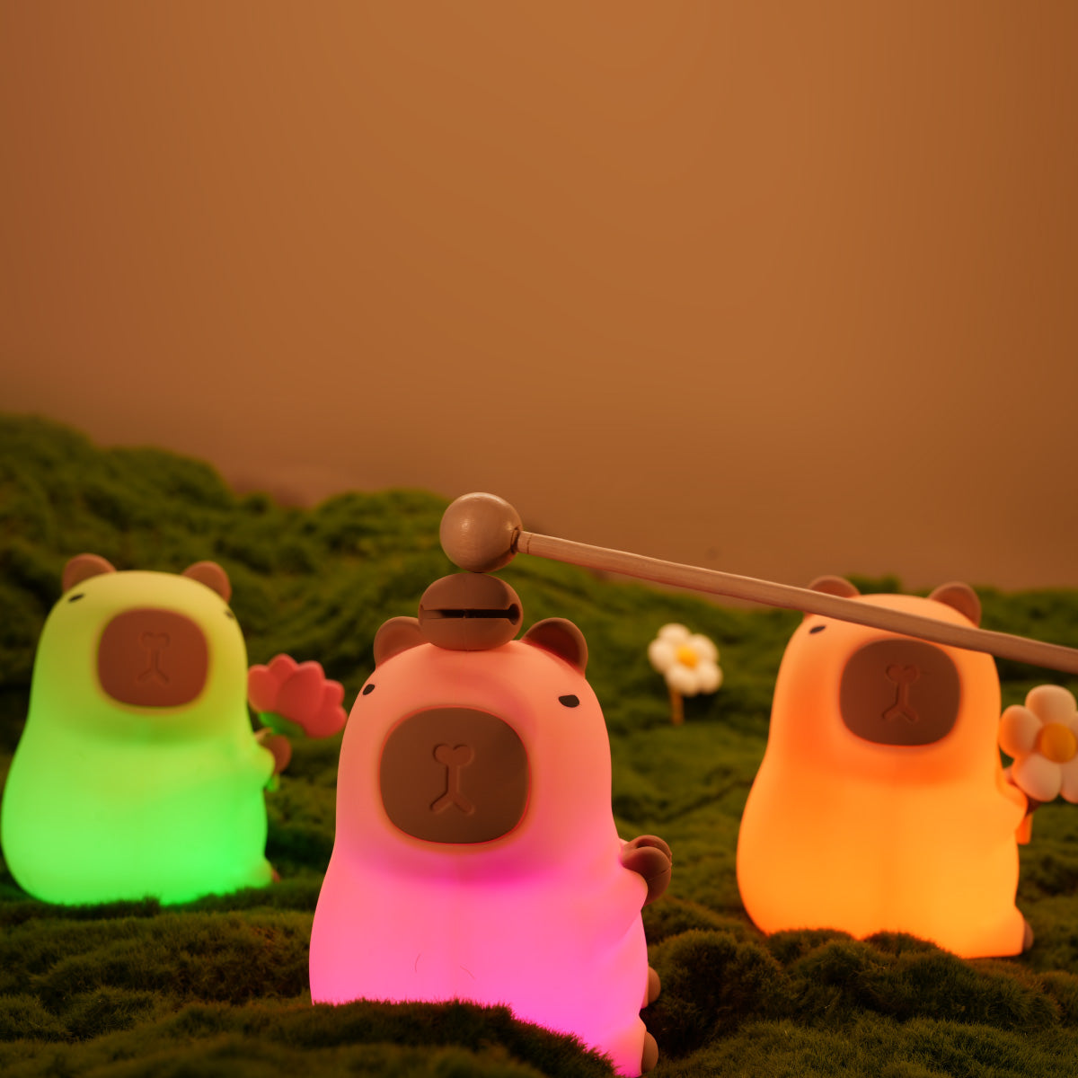 Garduru2024 Capybara Silicone Night Light | Soft & Kid-Friendly | Perfect Gift for Boys and Girls