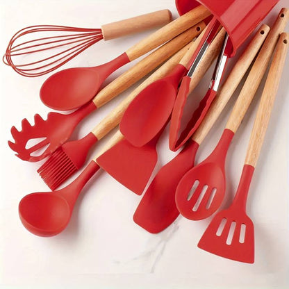 Canaya - Luxury Silicone Kitchen Utensil Set (12-Piece) Skanto