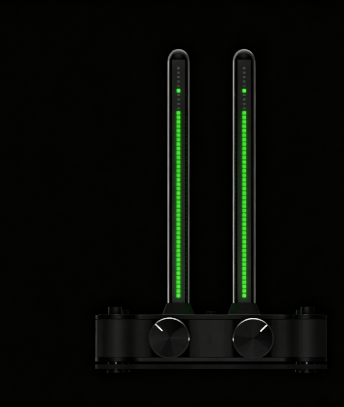 BowLift | Vintage Nixie Tube Electronic Music Spectrum Analyzer
