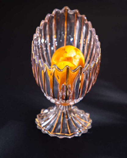BowLift | Crystal Glass Lotus Decorative Bowl