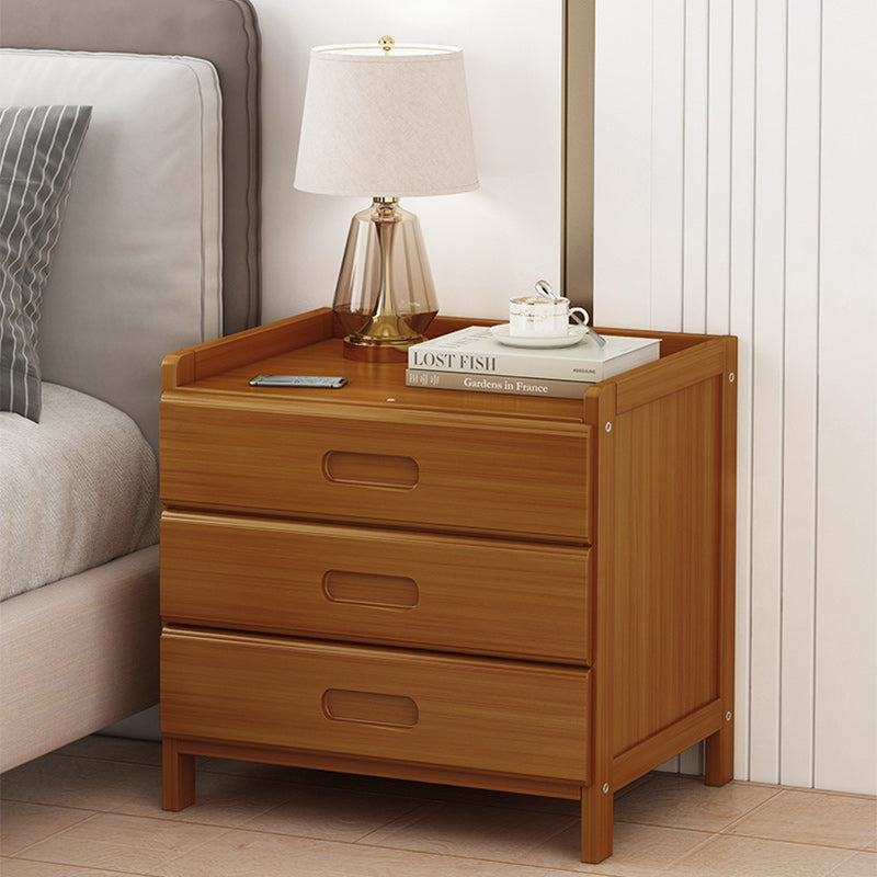 Skanto | HanaCrate Japanese Nightstand | Solid Wood | 1 or 3 Drawers | Minimalist Bedroom Design