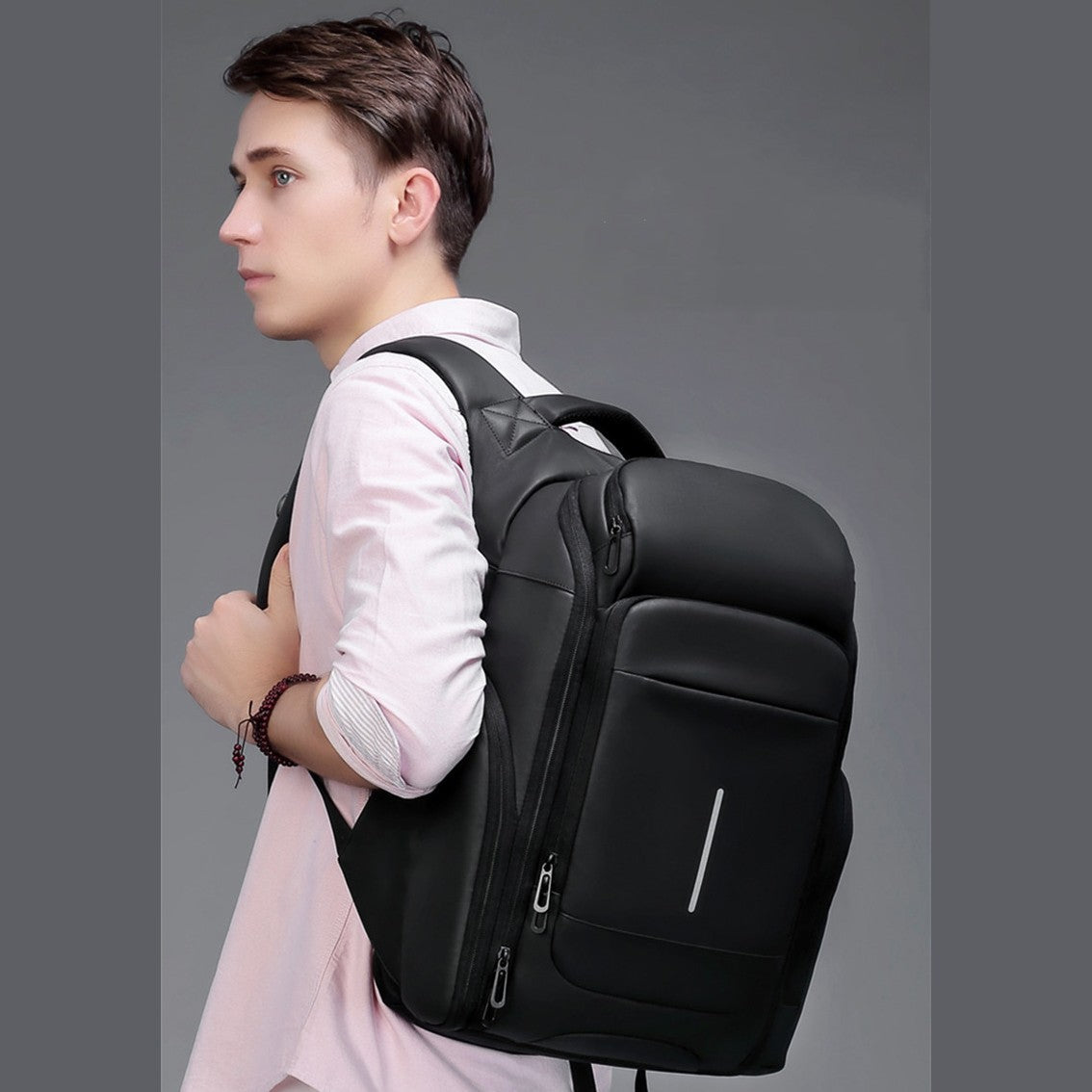 Skanto | Large Capacity Business Backpack, with Insulated Pocket, Multiple Compartments, Waterproof Design, 180° Opening for Work, School, Commuting, and More