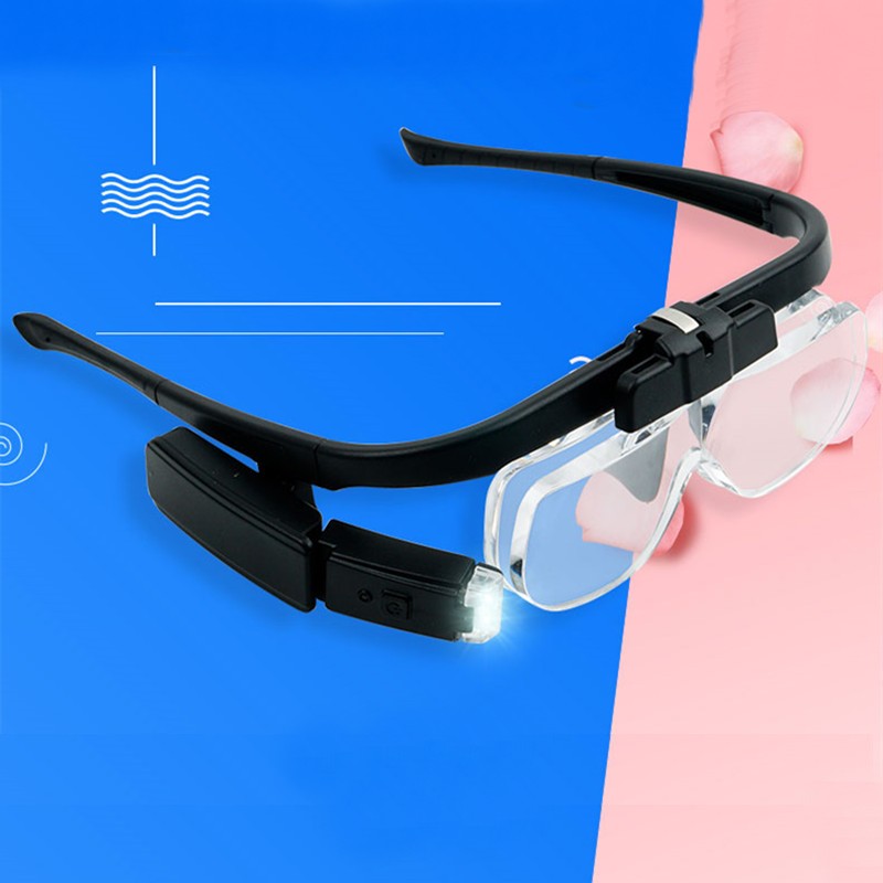 Skanto | Portable LED Magnifying Glass with Adjustable Light Angle and Interchangeable Lenses
