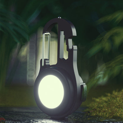 Brehn | Portable rechargeable multi-function lamp on a keyring, with screwdriver, window breaker, bottle opener