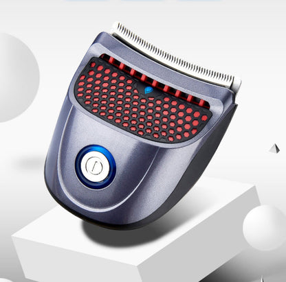 BowLift | Rechargeable Palm-held Wireless Electric Hair Clipper, with Stainless Steel Blade, Washable Design, Multiple Length Control Comb and USB Charging Cable, for Family Use