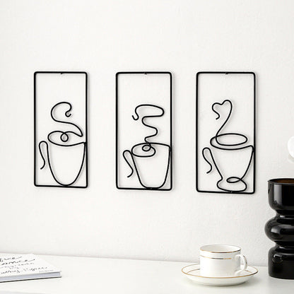 BowLift | Modern Abstract Cat Metal Wall Hanging for Stylish Home Decor