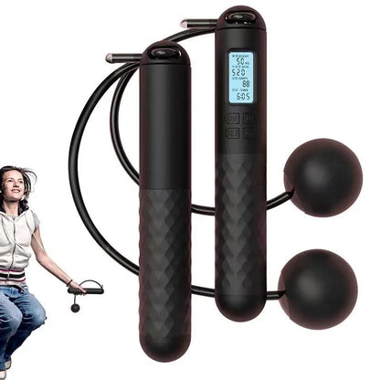 Wireless Jump Rope with Counter – Weighted Handles for Home Cardio Workouts | Karnz