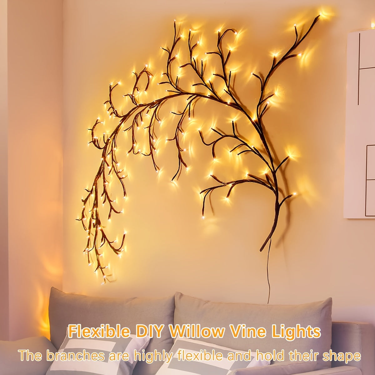 BowLift | Wall Lights with LED Willow Branch Design