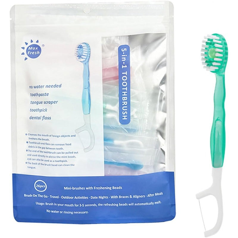 Skanto | 5-in-1 Portable Travel Toothbrush