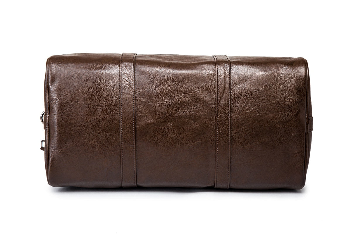 Skanto | Quiet Leather Men's Travel Bag – Perfect for Long and Short Trips