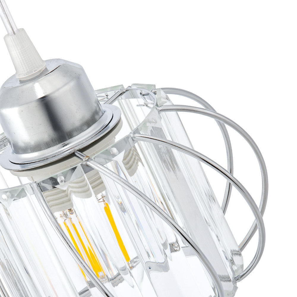 BowLift | Pendant Light Black Glass Globe Ceiling Fixture