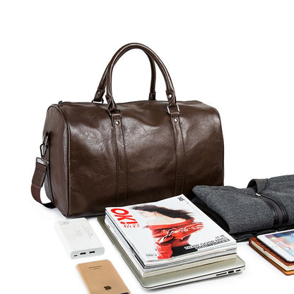 Skanto | Quiet Leather Men's Travel Bag – Perfect for Long and Short Trips
