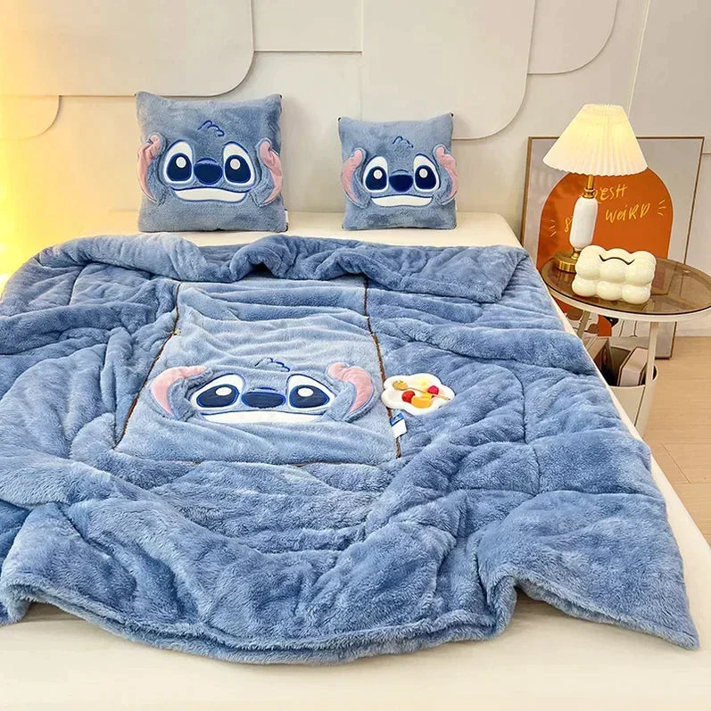 Skanto | Convertible CozyNest Blanket Pillow Combo for Home Comfort