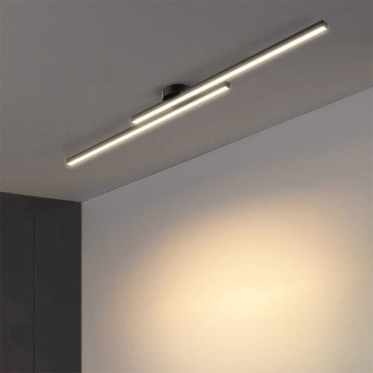 Skanto | Modern Aluminum Semi Flush Mount LED Ceiling Light | Minimalist Design for Living Room, Bedroom & Hallway