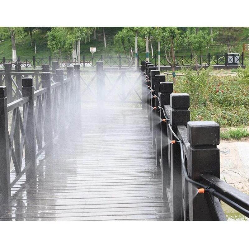 Garden Sprinkler Set with Adjustable Mist or Spray Nozzles and 5–20 m Hose