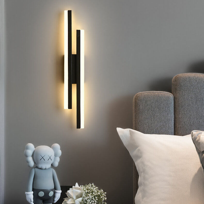Skanto | LuxLine Modern LED Wall Lamp | Minimalist Design | Iron & Acrylic | Dimmable Light