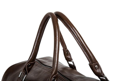 Skanto | Quiet Leather Men's Travel Bag – Perfect for Long and Short Trips