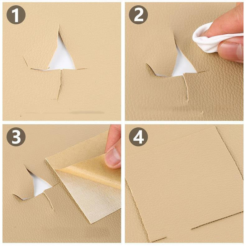 BowLift | ReviLeer Self-Adhesive PU-Leather Patch – Waterproof Repair Patch for Furniture