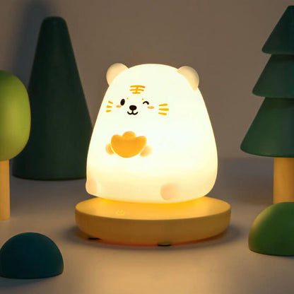 Frendorf | Animal LED Night Lamp | Cute Silicone Design | Integrated LED