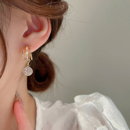 Skanto | Fashion Diamond Crown Earrings