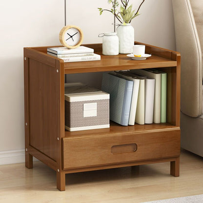 Sandsberg | BambooLux Nightstand | Minimalist Bamboo Design | 1-2 Drawers | Sustainable & Functional for the Bedroom