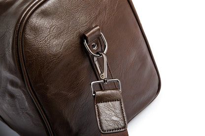 Skanto | Quiet Leather Men's Travel Bag – Perfect for Long and Short Trips
