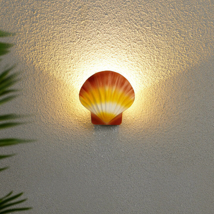 Outdoor Creative Shell Design Aluminum LED Waterproof Wall Sconce Lamp | Bowlift