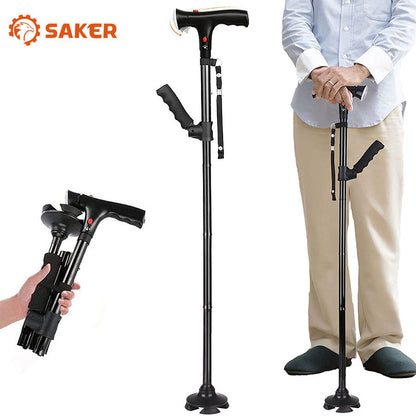 Skanto | Adjustable and Foldable Cane with LED Light