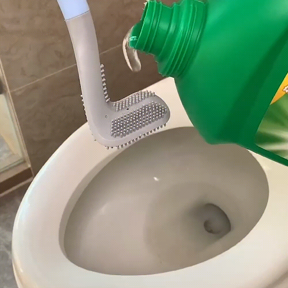Skanto | Long-Handled Toilet Brush - Say Goodbye to Stains.