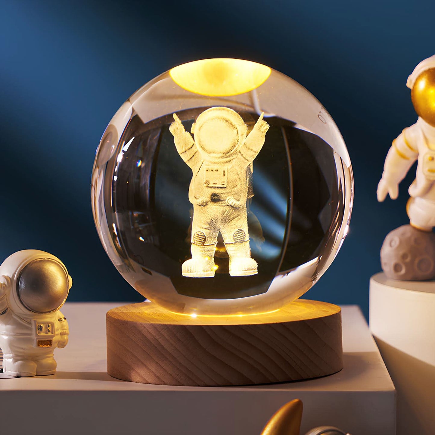 Skanto | Luminous Crystal Ball LED Night Light Decor