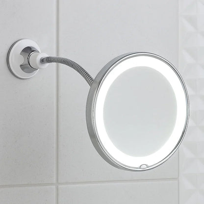 BowLift | LED Makeup Mirror with Flexible Arm and Magnifier