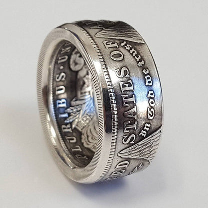 BowLift | Morgan Silver Dollar Coin Ring