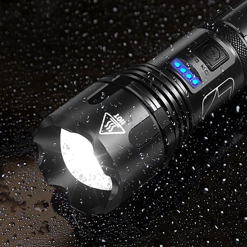 XHP50 Waterproof zoomable bright flashlight | Karnz