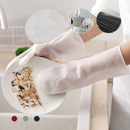 Silicon Dish Scrubber Gloves | Bowlift