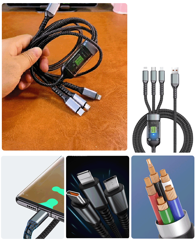BowLift | Super Fast Charging 3-in-1 Data Cable