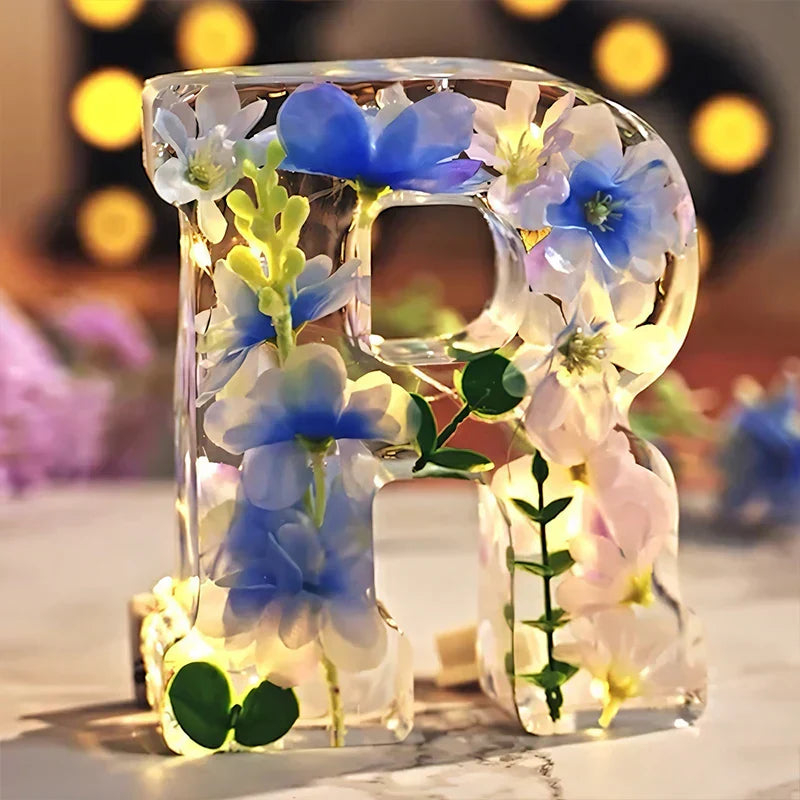 BowLift | Dried Flower Letters Night Light