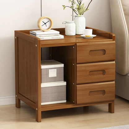 Sandsberg | BambooLux Nightstand | Minimalist Bamboo Design | 1-2 Drawers | Sustainable & Functional for the Bedroom
