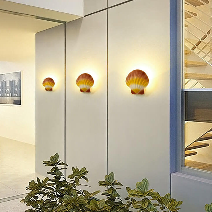 Outdoor Creative Shell Design Aluminum LED Waterproof Wall Sconce Lamp | Bowlift