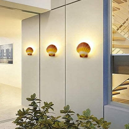Outdoor Creative Shell Design Aluminum LED Waterproof Wall Sconce Lamp | Bowlift