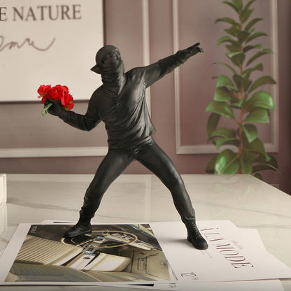 Skanto | Banksy Flower Rebel Ornament