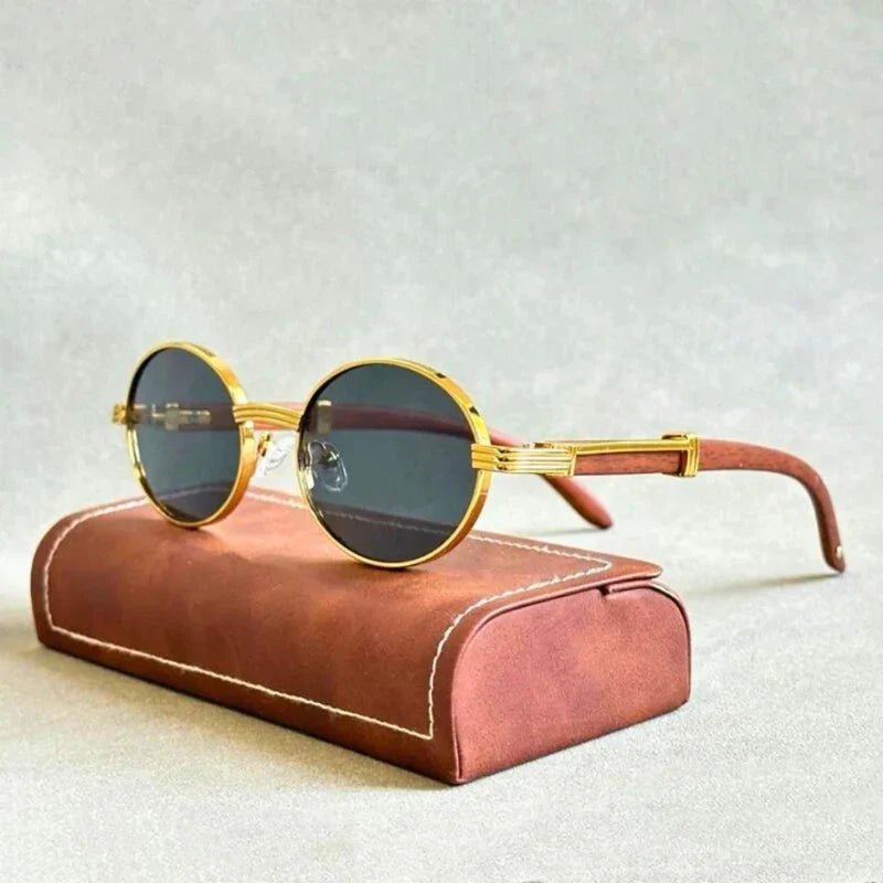 BlissGlow – Retro Series Wooden Sunglasses