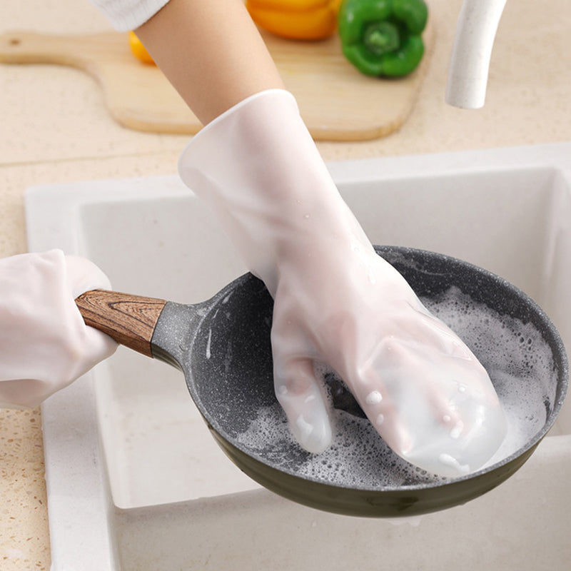 Silicon Dish Scrubber Gloves | Bowlift