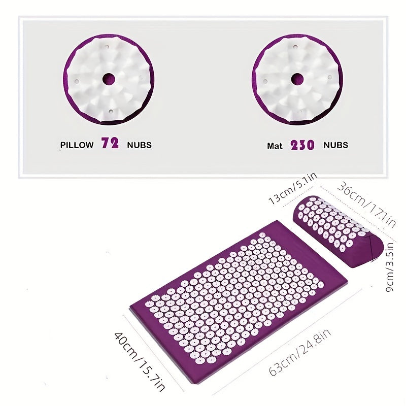 Ultimate acupuncture massage mats and pillow set Bowlift
