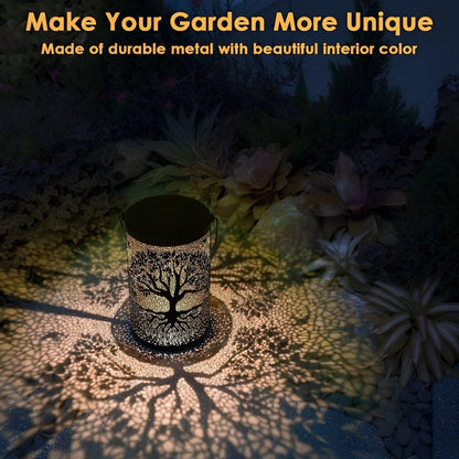 SolarArt Lantern - Luxury Metal Art Decoration Solar Outdoor Lantern | Brehn
