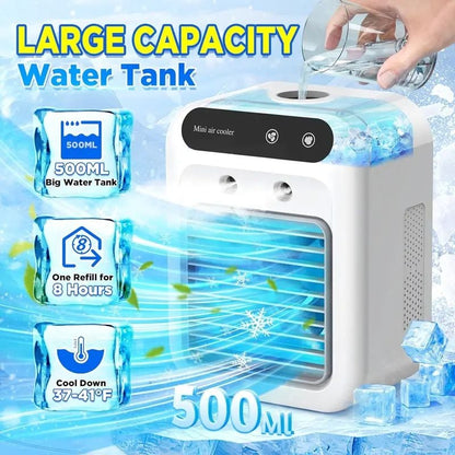 BowLift | Portable 3-In-1 Cooling Fan with 2-Speed Mist