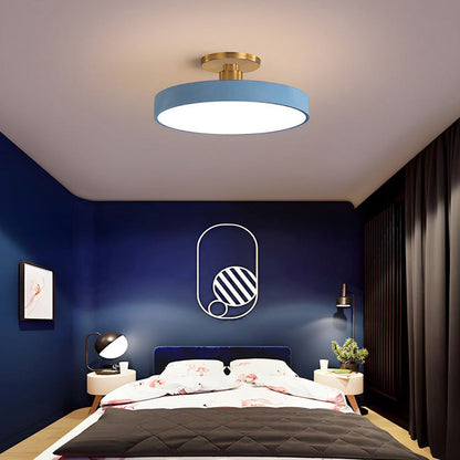 BowLift | Modern LED Semi Flush Mount Ceiling Light | Energy-Saving. Durable Design for Hallway. Dining Room & Living Room