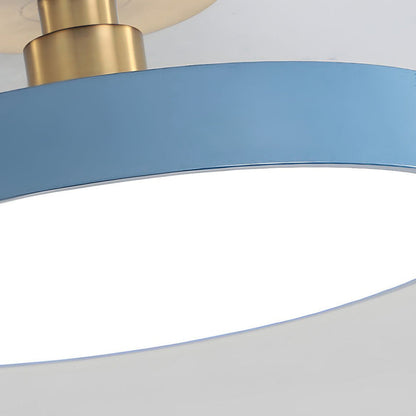 BowLift | Modern LED Semi Flush Mount Ceiling Light | Energy-Saving. Durable Design for Hallway. Dining Room & Living Room