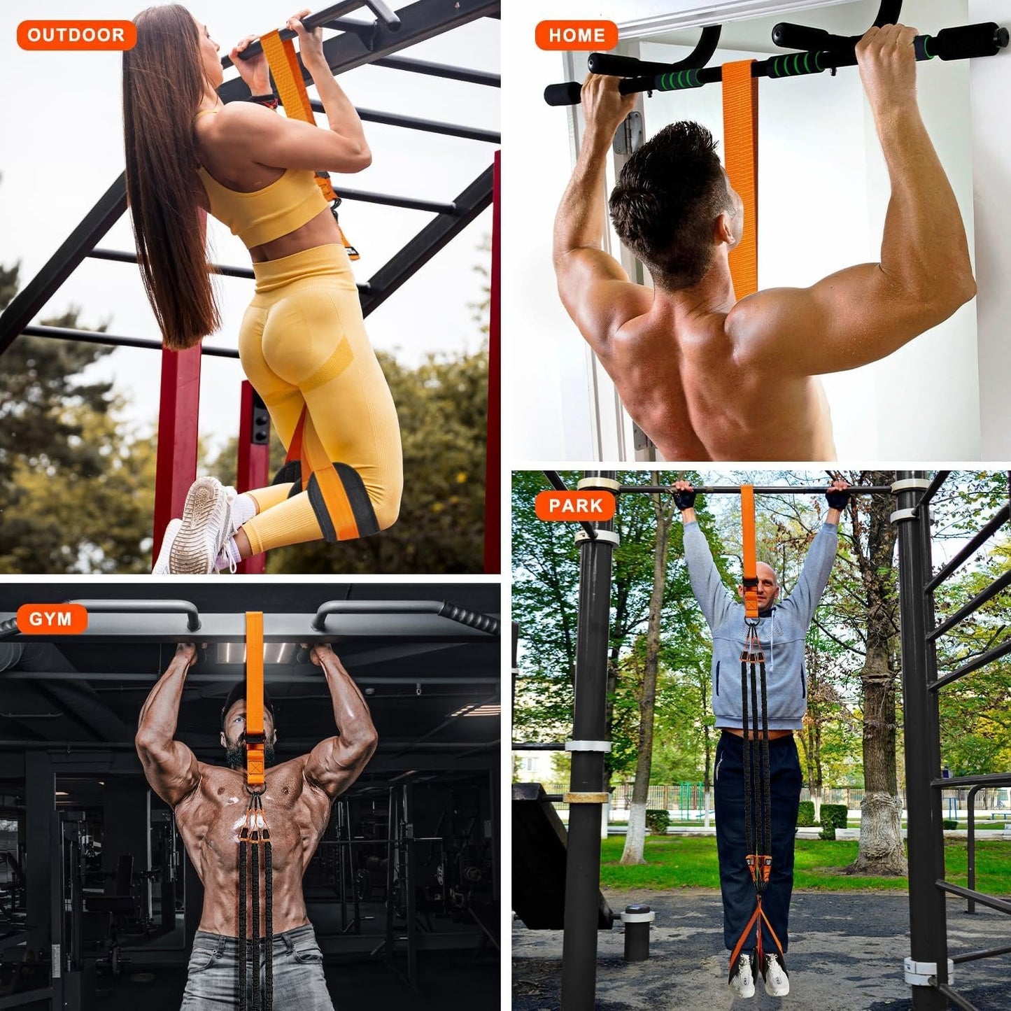 Pull-up assistance band with double foot system | Bowlift