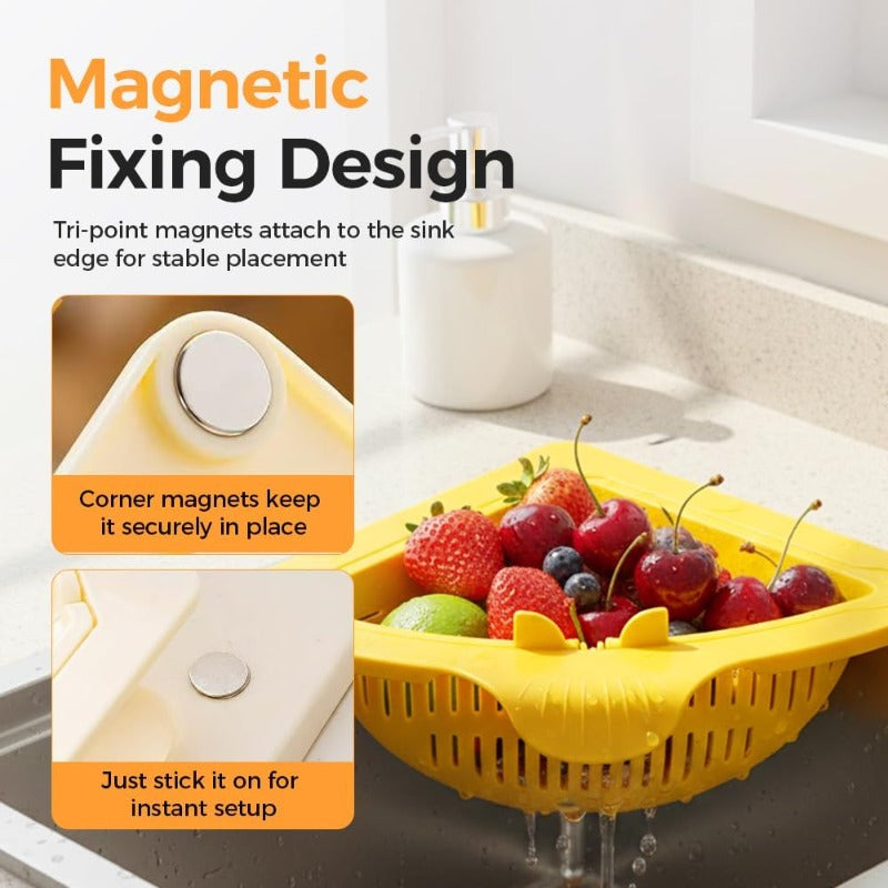 BowLift | Magnetic Sink Corner Strainer