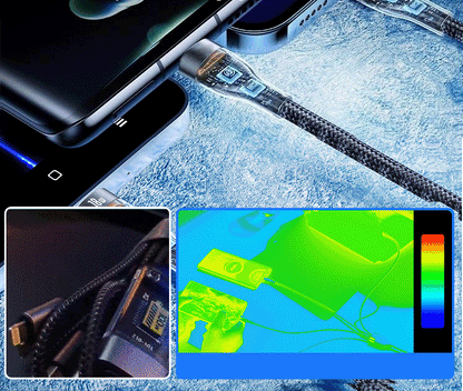 BowLift | Super Fast Charging 3-in-1 Data Cable
